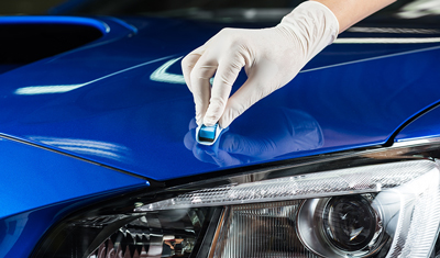 Kratzer- und Steinschlagretusche